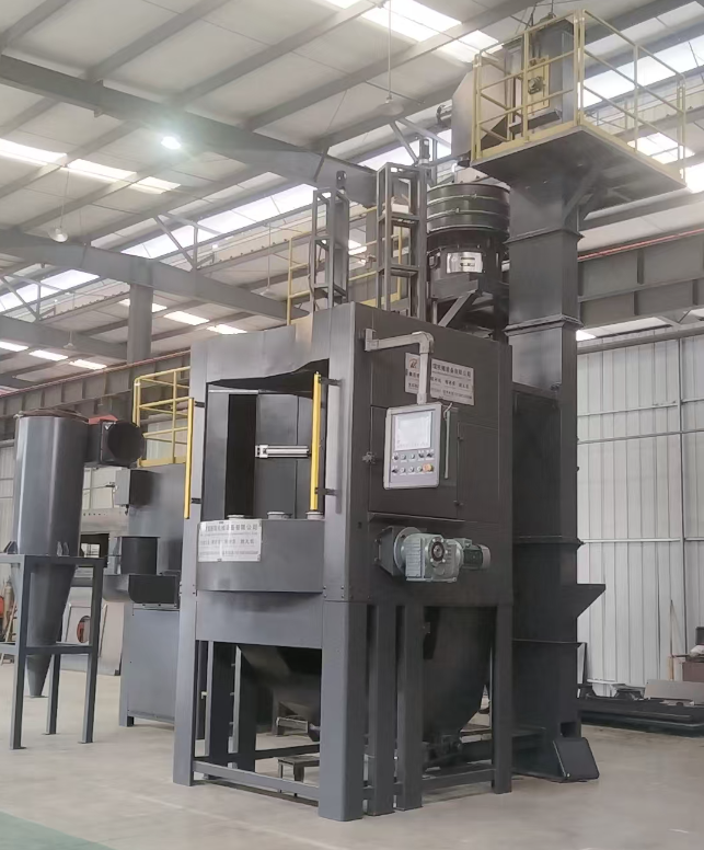 迪庆转盘式喷砂机 提升圆形工件处理效率